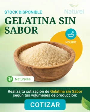 Gelatina sin Sabor